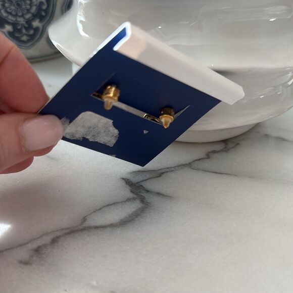 NWT Kurt Geiger Mushroom Charm Huggie Hoop - Picture 5 of 5